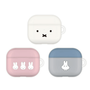 미피 에어팟 케이스 miffy AiPods 3세대 TPU 3종 MF-254PK, 페이스, 1개