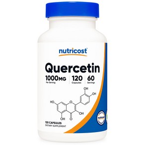 뉴트리코스트 퀘르세틴 1000mg 120정 Nuticost Quecetin, 1개, 기본