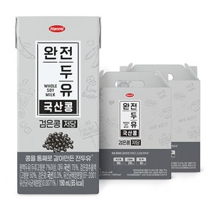 전두유 완전두유 국산콩 검은콩 저당, 190ml, 32개