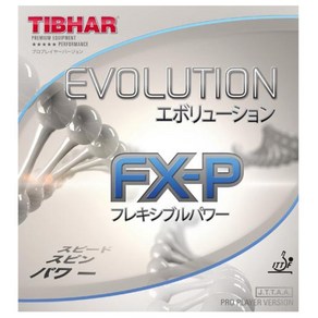 티바 에볼루션 FX-P (EVOLUTION FX-P) 러버, 적색, 1개