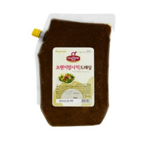 쉐프원 프렌치 발사믹 드레싱, 2kg, 1개