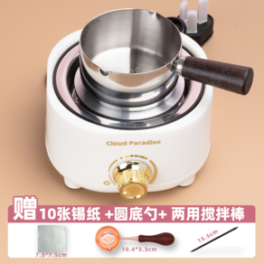 달고나기계 달고나세트 녹이기 틀 수제 멜팅, 흰색 전기스토브 + 125ml, 1개