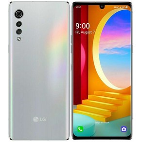 New LG 벨벳 LM-G900UM 6.8 ATT GSM Unlocked 128GB 5G LTE Aurora Silver 577845