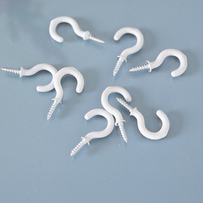 [10개입] 물음표나사 소 2.8cm 인테리어 장식 소품 DIY, 상세설명 참조