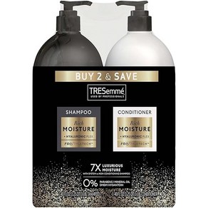 트레제메 모이스처리치 샴푸 & 컨디셔너 린스 대용량 TRESemme Moisture Rich Shampoo & Conditioner 1.18L 2팩