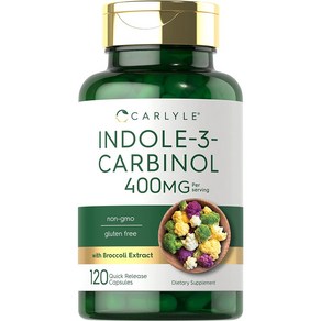 Calyle Indole 3 Cabinol (I3C) 400mg 120캡슐, 120정, 1개