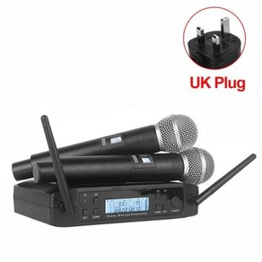 마이크 방송용 무선 SHURE-GLXD4 무선 마이크 UHF 640-690MHz 전문 핸드 헬드 가라오케 교회 쇼 회의