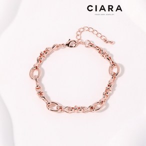 CIARA 14K Veona 볼드 체이닝 팔찌(GoldPlated)