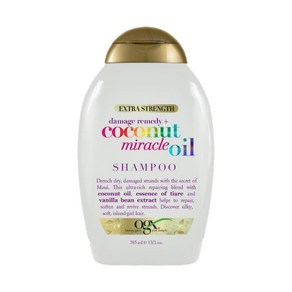 오지엑스 손상모발 코코넛 미라클 오일 샴푸 385ml OGX Coconut Miacle Oil Shampoo, 1개