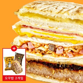 곰표 포켓 토스트 4종 (애그햄치즈 피자 핫치즈할라 쫀득슈크림) 오꾸밥증정, 1세트, 727g