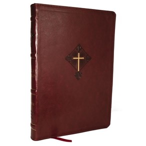 (영문도서) Rsv2ce Thinline Lage Pint Catholic Bible Cimson Leathesoft Comfot Pint Imitation Leathe, Catholic Bible Pess, English, 9781400337545