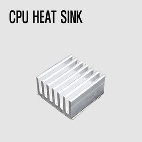 알루미늄 칩 CPU 히트싱크 냉각핀, 1개