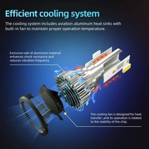 자동차 차량용 DIY 30000LM H4 H11 9005 HB3 LED 헤드라이트 전구 고성능 자동 전조등 12V 안개 램프, 07 H8, 1개