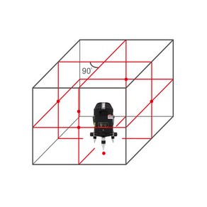 [오늘발송] SINCON 신콘 전자식 레드 레이저 레벨기 SL-445X 전자센서방식 라인 포인트 수평기 (20배밝기), 1개