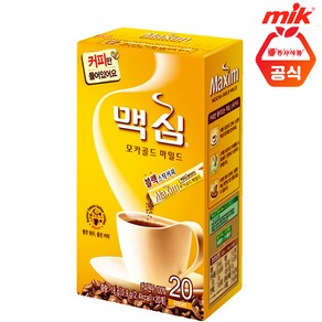 맥심 모카골드 커피만 20T, 0.9g, 20개입, 20개입, 900mg, 1개