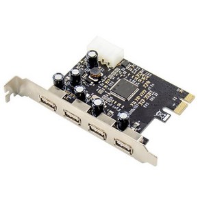 4 포트 USB 2.0 PCI-E 데스크탑 확장 카드 480Mbps 지원 USB1.1 장치 카드 Windows 7 / XP 용 MCS9990, 하나, 1개