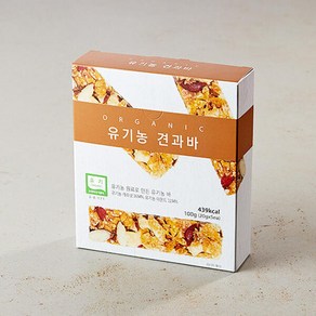 유기농 견과바, 100g, 1개