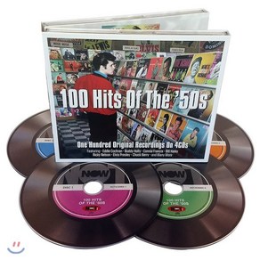 [CD] 100곡의 1950년대 히트곡 모음집 (100 Hits of the '50s) : 엘비스 프레슬리 / 척 베리 / 리틀 리처드 / 진 빈센트 외