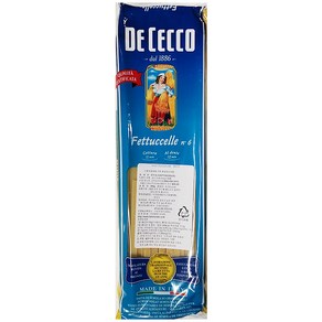 데체코 페투칠레 6번 500g / 페투치니 파스타면 Dececco Fettuccelle no 6, 1개