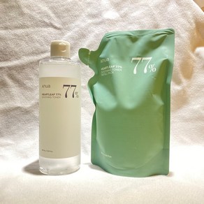 아누아 어성초 77 수딩 진정 토너 350ml+350ml(리필), 1개, 700ml