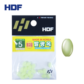 HDF 발광옥 구슬 쿠션고무, 3mm, 1개