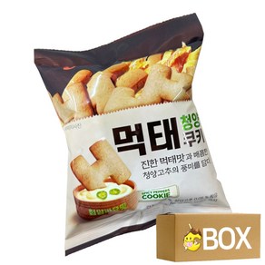 (소비기한 2025-03-19) 먹태 청양쿠키 70g X 12개입 1박스, 12개