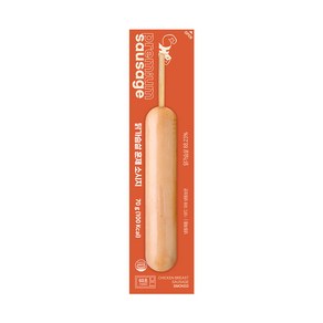 헬스앤뷰티 훈제 닭가슴살 소시지바, 1개, 70g