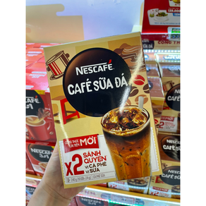 베트남 Nescafe 3 in 1밀크커피 믹스커피 카페쓰어다 (20gx10개입x3개SET), 10개입, 200g, 3개