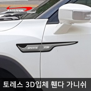 레이스텍 토레스 스타일리쉬 3D입체 휀다 가니쉬, 1개