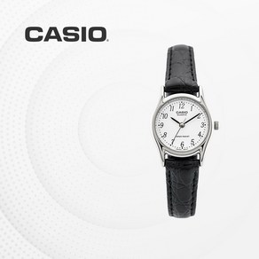 CASIO 카시오 LTP-1094E-7B 여성 가죽밴드 심플 손목시계