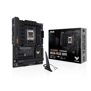 ASUS AMD Ryzen 7000 AMD B650 AM5 ATX TUF GAMING B650-PLUS 시리즈 탑재 대응 마더보드, ATX_TUF B650-PlusDDR5WiFi 6, 1개