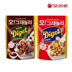 오리온 오그래놀라다이제 초코츄러스(300g) x 1개 + 오그래놀라 다이제(300g) x 1개, 300g