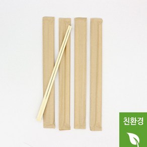 더팩컴퍼니 크라프트 텐소게8치 젓가락24cm 1봉 250개, 1세트
