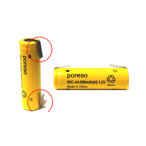 PORESO SKC-AA 600mAh 1.2V 단자타입 Ni-CD 니켈카드뮴 필립스 면도기 바리깡 보풀제거기 배터리 충전지 리필배터리