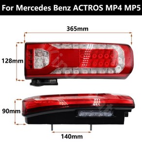 메르세데스호환 벤츠 호환 호환 ACTROS MP4 ATEGO용 디자인 24V LED 트럭 후미등 0035441003, 02 Right, 1개