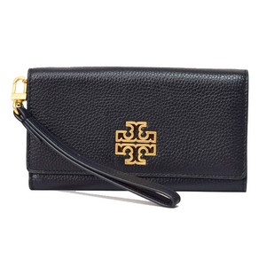 토리버치 TORY BURCH BRITTEN SMARTPHONE WALLET BLACK 78565 브리튼 스마트폰 장지갑>블랙 가죽>캐나다 직배송