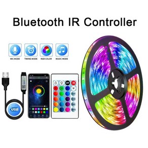 스트립 무드 분위기 와이파이 블루투스 제어 리본 루스 백라이트, 3.Bluetooth conto.., 1개