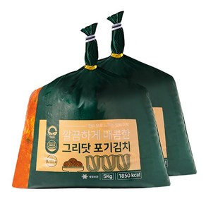 그리닷 국내산 포기김치 10kg, 1개