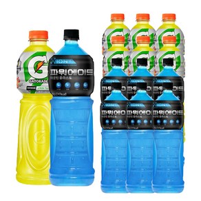 파워에이드 1.5L 6입+게토레이 1.5L 6입 총 12입