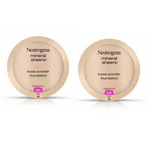 뉴트로지나 루스 파우더 메이크업 파운데이션 클래식 아이보리 10 Neutogena Loose Powde Foundation 2팩, 2개