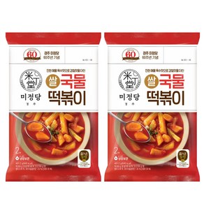 [고릴라마트] CJ 미정당 쌀국물 떡볶이 401.2g x2개, 2개