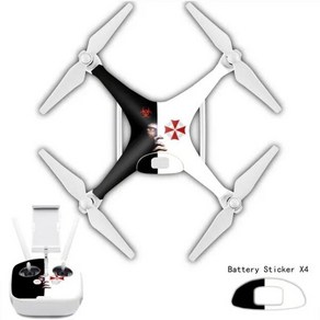 팬텀4 DJI 팬텀 4 드론 및 리모컨 데칼 비닐 스킨 커버 액세서리용 스크래치 방지 스티커 방진, [23] TN-DJ4-0104, 1개
