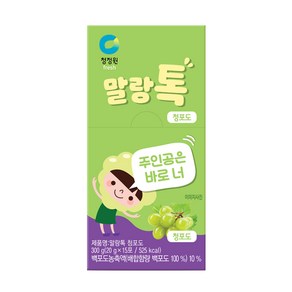 청정원 말랑톡 청포도 스틱젤리 300g