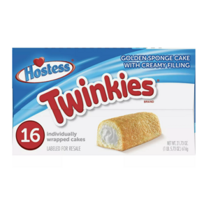 호스티스 트윙키 크리미 골든 스폰지 케이크 16개입 HOSTESS TWINKIES Ceamy Golden Sponge Cake 16ct, 1개, 616g