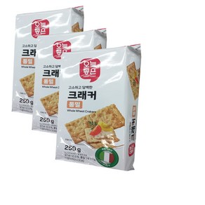오늘좋은 통밀 크래커, 3개, 250g