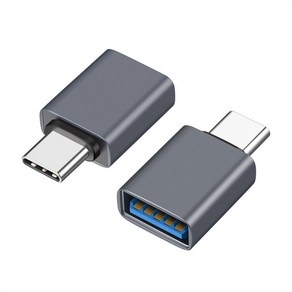 믹스MICS 1+1 메탈 알루미늄 USB-A to USB C타입 USB 3.2 10Gbps Type-C 변환젠더 2P