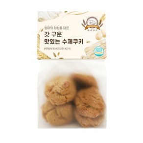 에이쿠키 수제 쿠키 피넛 베이크, 120g, 3개