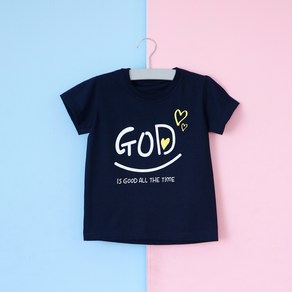 GOD is Good 네이비 반팔티 - 교회단체티 수련회티 성경학교 단체티 교회수련회