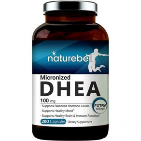 Natue Bell 네이처벨 미세화 부신 비타민 붕소 DHEA 100mg 200캡슐, 1개, 200정