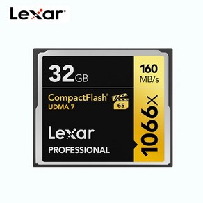 Lexa-CF 카드 CompactFlash 64GB 최대 160MB VPG65 4K 플래시 메모리 CF 32GB 풀 HD 카메라 비디오 CF1066X 용, 1개